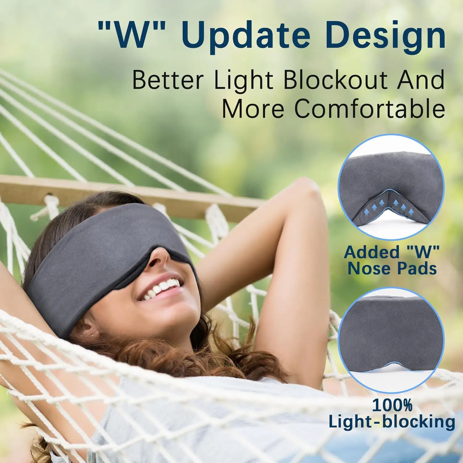 Sleep Eye Mask – Soft Light Bl - Eye Mask Sleep Travel 评论和价格