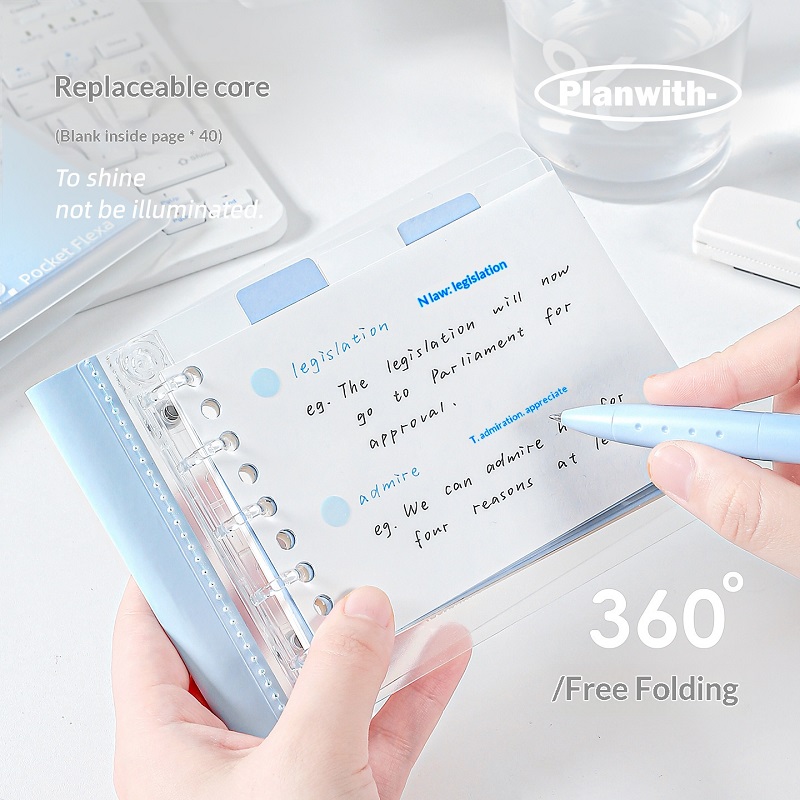 Planwith Mini B7 Loose Leaf No - Travel Journal Accessories 评论和价格