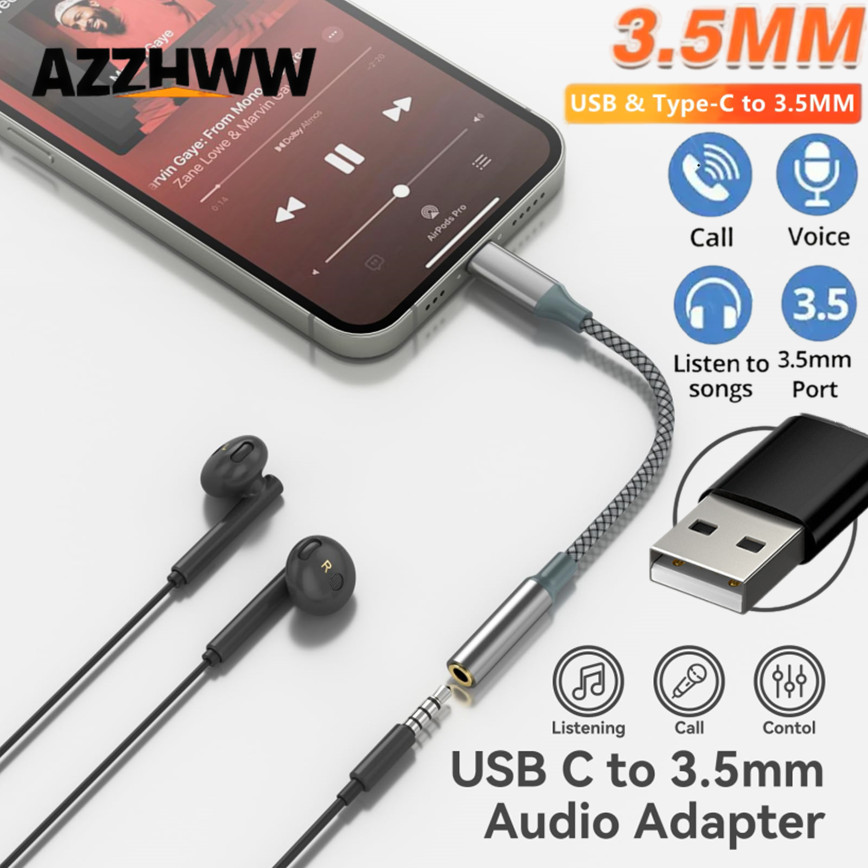 Type-C & USB to Aux Audio Cabl - Travel Plug Type C 评论和价格
