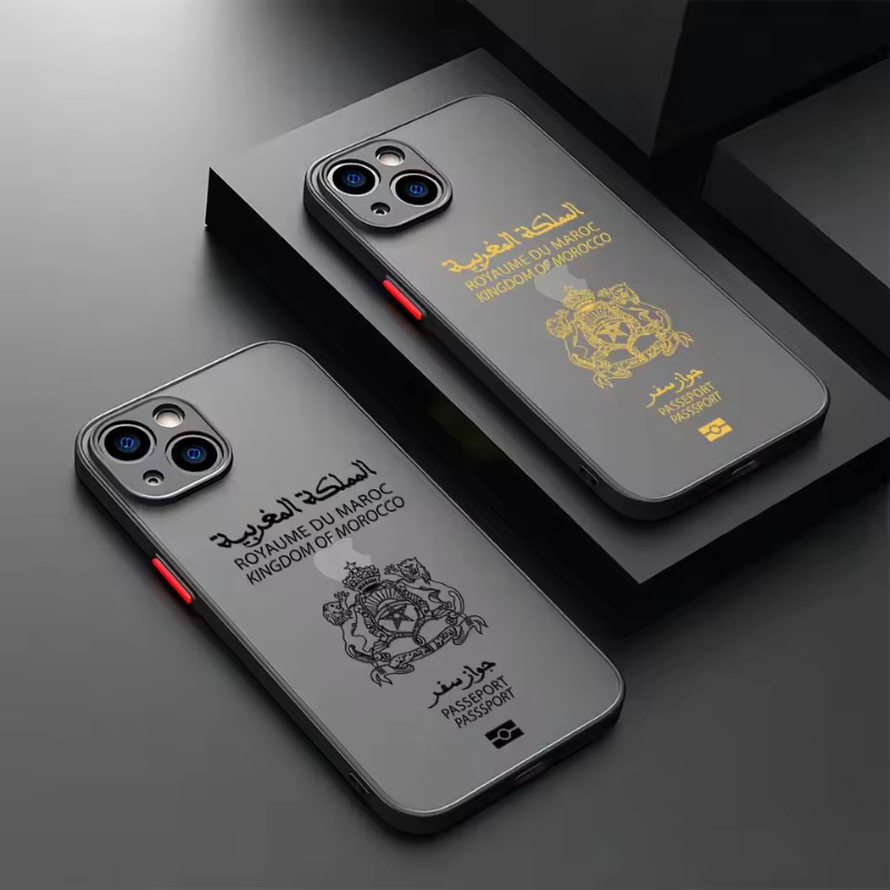 Moroccan Passport Map Phone Ca - Travel Accessories Iphone 评论和价格