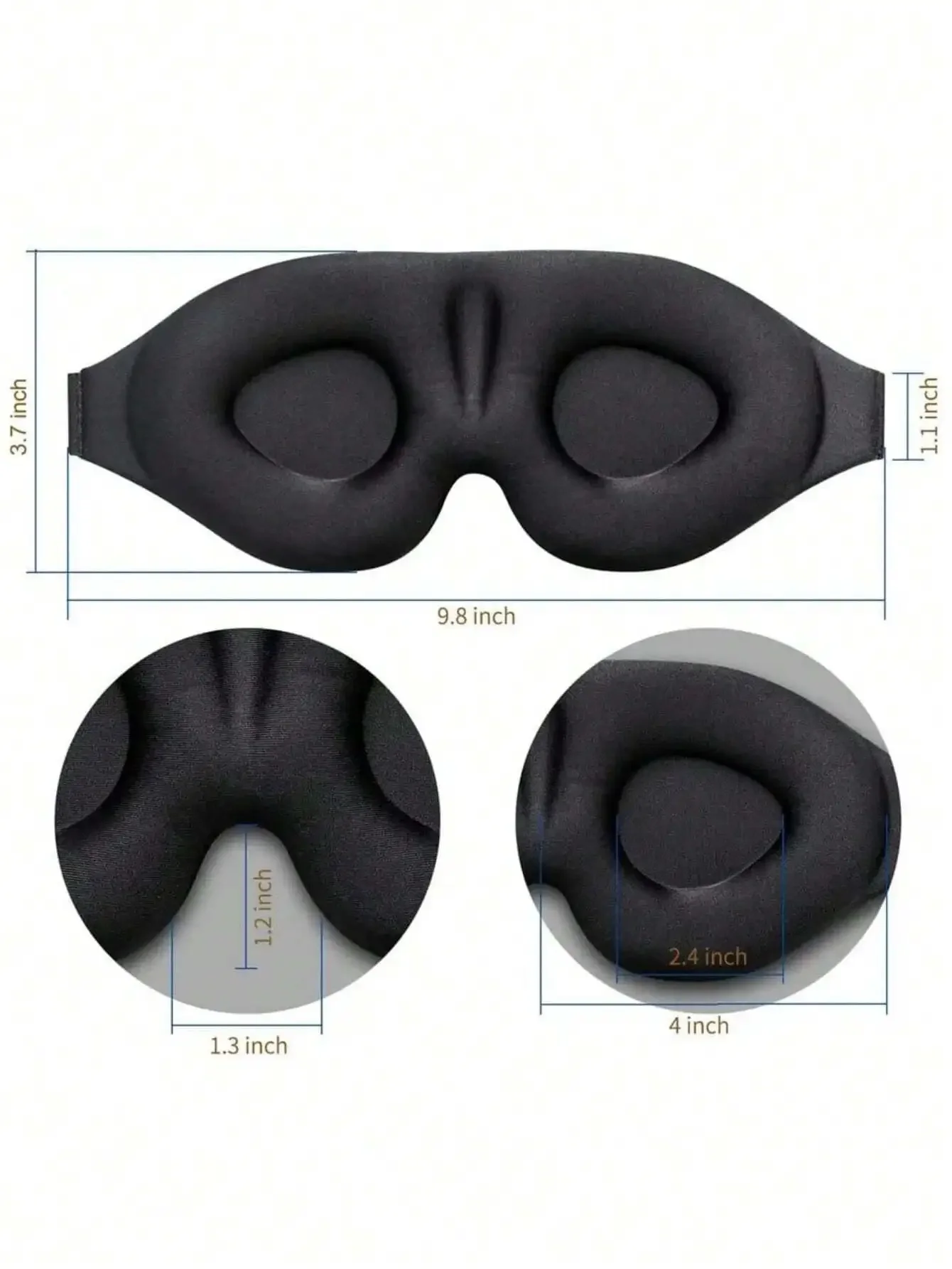 1pc 3D Sleep Mask Natural Slee - Eye Mask Sleep Travel 评论和价格