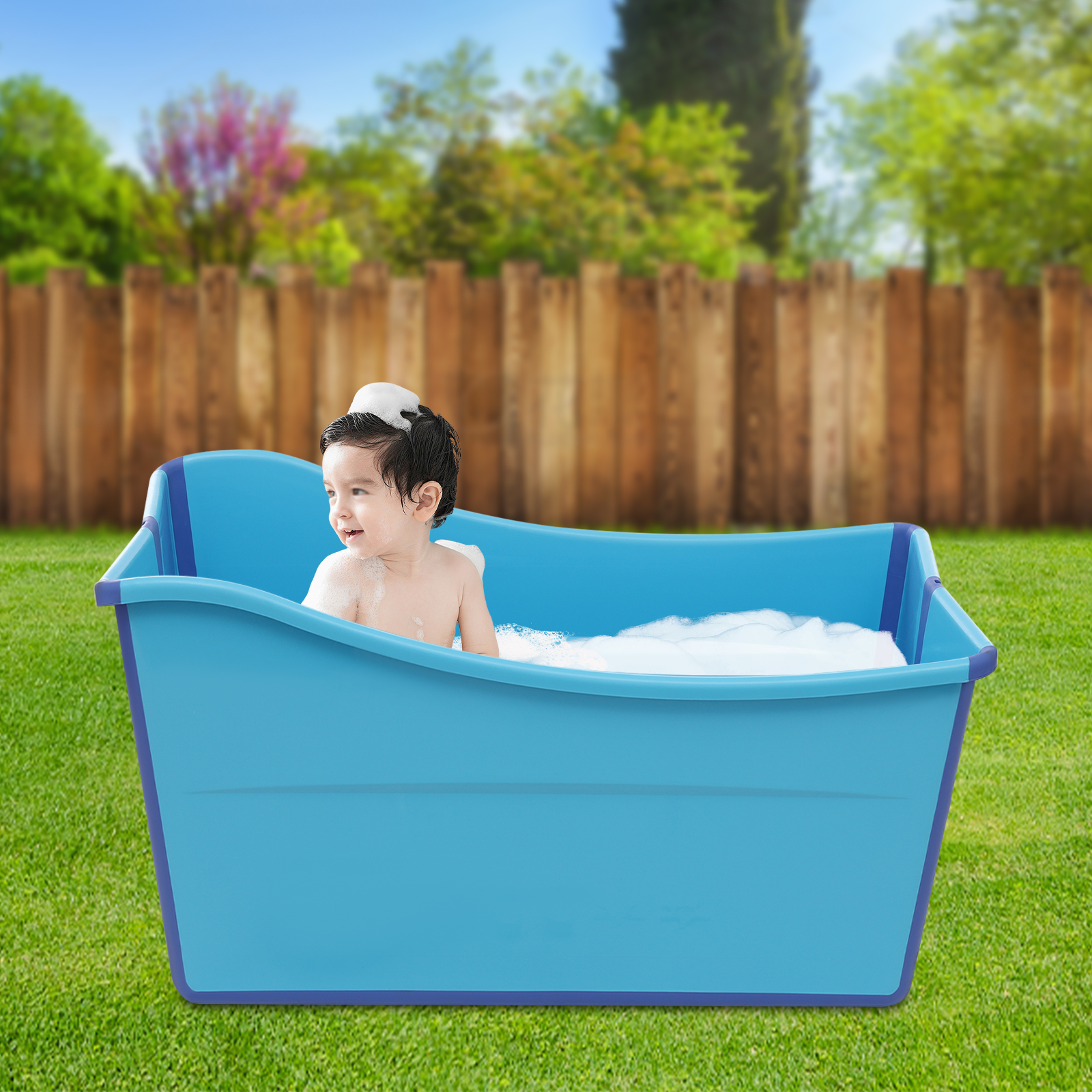 Large Foldable Bathtub for Adu - Travel Accessories For 3 Year Old 评论和价格