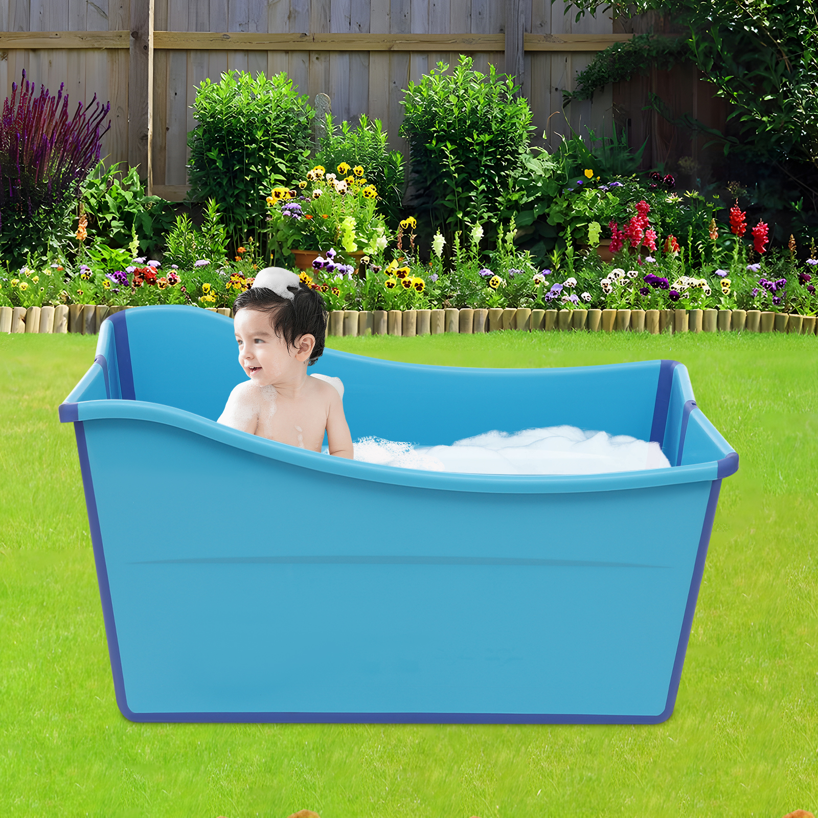 Large Foldable Bathtub for Adu - Travel Accessories For 3 Year Old 评论和价格