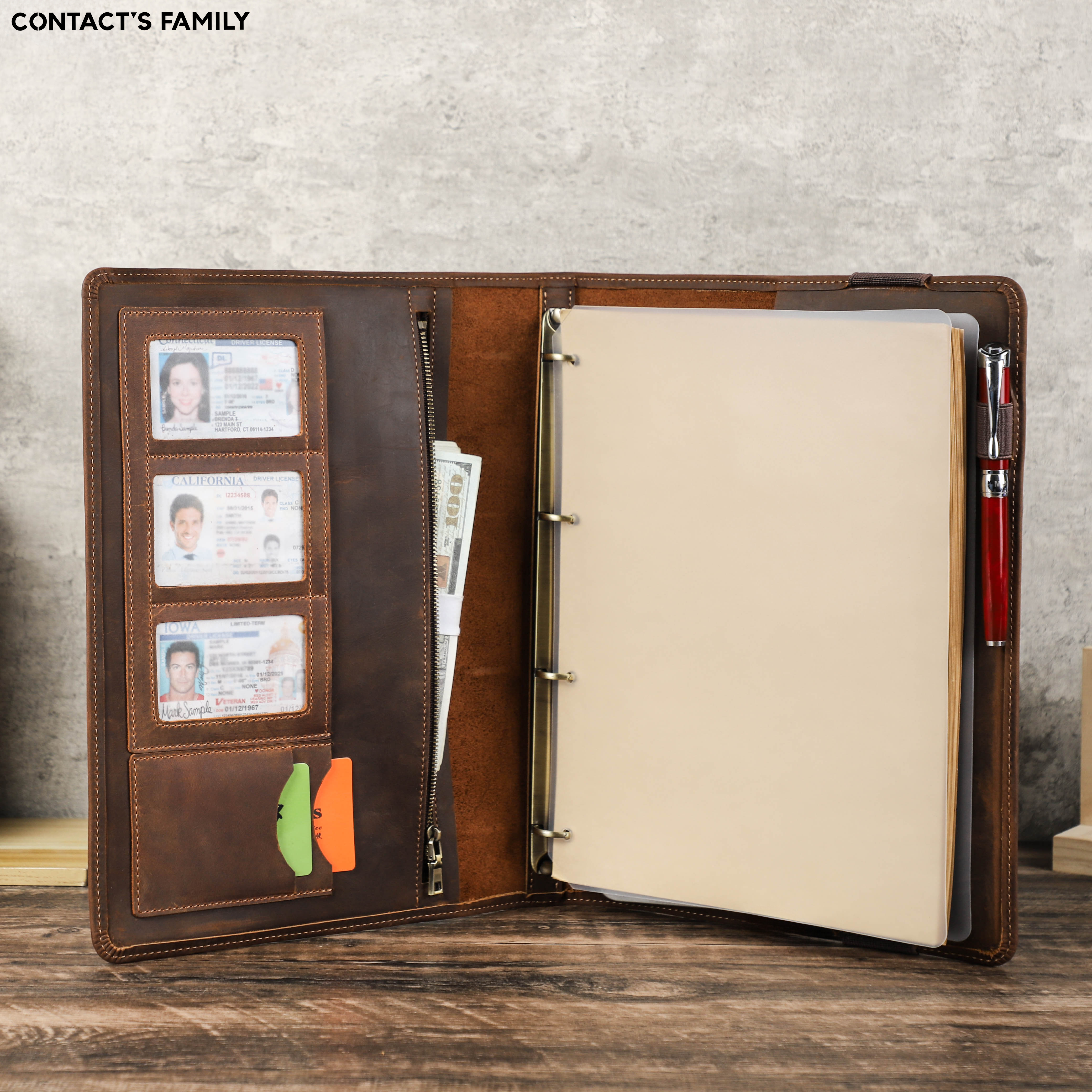 Luxury Retro Business A4 Noteb - Travel Journal Accessories 评论和价格