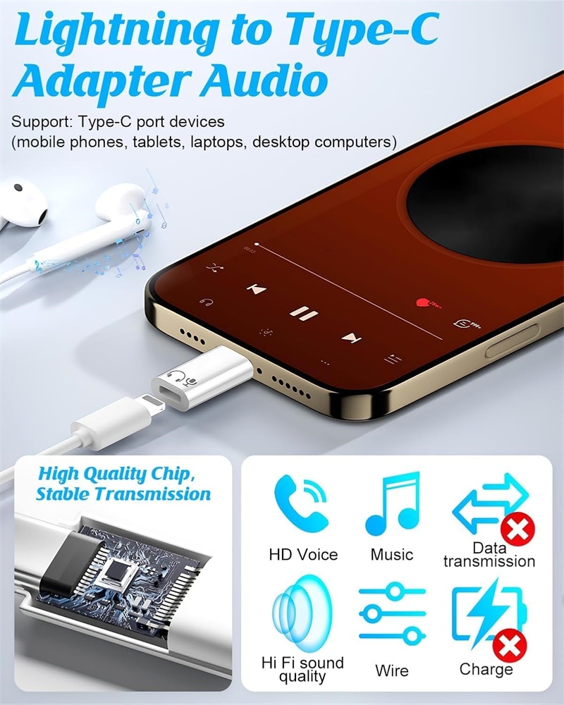 Lightning Female To Type C Aud - Travel Plug Type C 评论和价格
